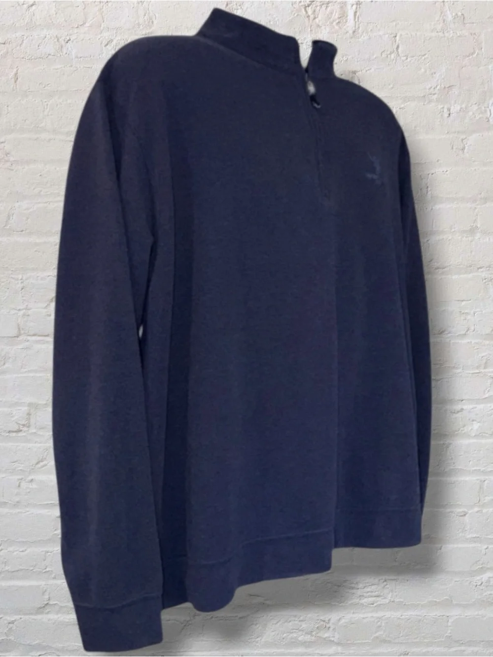 Peter Millar Mélange Blue Quarter Zip Sweatshirt Men’s-XXL Phoenix Country Club